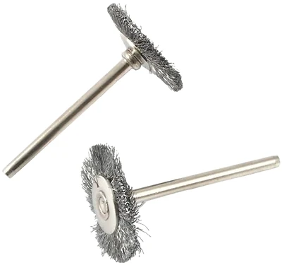 60251 Steel Wire Wheel Set, 1 Inch, 2 Piece For Welding Accessories