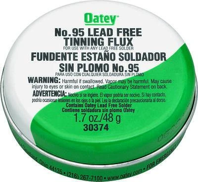 Oatey 30374 Tinning Flux, Lead-Free, 1.7 Oz Paste
