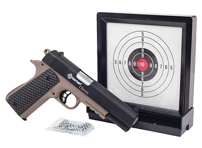 Classic 1911 Pistol Kit With Sticky Target And Bbs