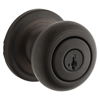 Hancock Entry Knob With Smartkey In Venetian Bronze Finish