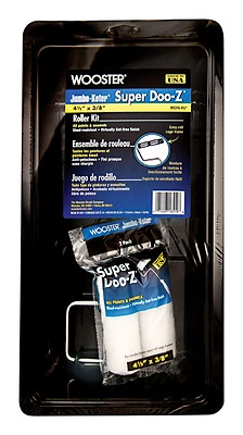 Wooster Super Doo-Z RR376-4 1/2 Nap Kit Case, Semi-Smooth Surface, 4-Piece