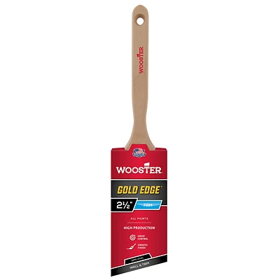 Gold Edge 2-1/2 In. Firm Semi-oval Angle Paint Brush - Model 5236-2 1/2