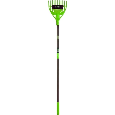 65.13 In. 11 Tine Poly Shrub Rake With Steel Handle And Comfort Grip