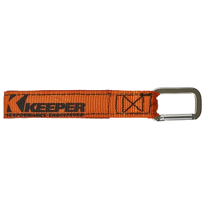 Keeper 05268 Wrap-It-Up Carabiner Strap, 1 In. x 20 In., Orange