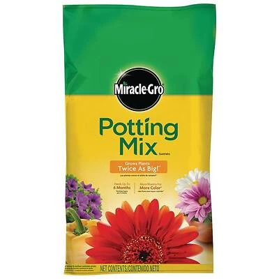 Premium Potting Mix, 1 Cubic Foot With Fertilizer