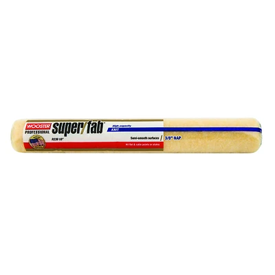 Wooster R239-18 Super/Fab Fabric Paint Roller Cover, 3/8 in. Nap, 18 in. W