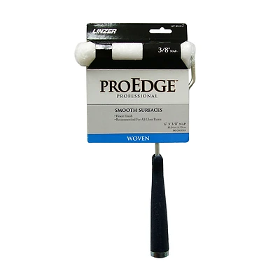 Linzer MT101-11 6 In. Mini Paint Roller Frame and Cover, 3/8 In. Nap