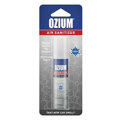 New Car Scent Air Sanitizer, 0.8 Oz Aerosol, Model Oz-22