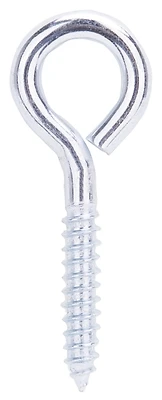 Mintcraft Lr248 1/4 X 3 In. Zinc Eye Screw Thread (pack Of 10)