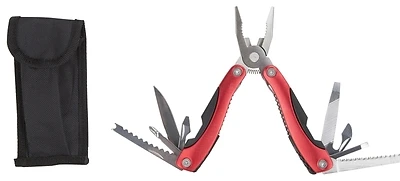 Nt619 14-in-1 Aluminum Multi-tool With Foldable Handle And Belt Pouch