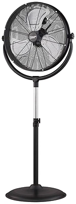 Fes50-t5 High-velocity Pedestal Stand Fan, 20 In Diameter, 3 Speed Settings