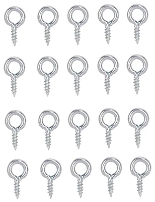Small Screw Eye 5/32 X 5/8 Inch Steel Bright Zinc Plated