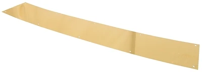 6" X 30" Bright Brass Kick Plate For Door Protection