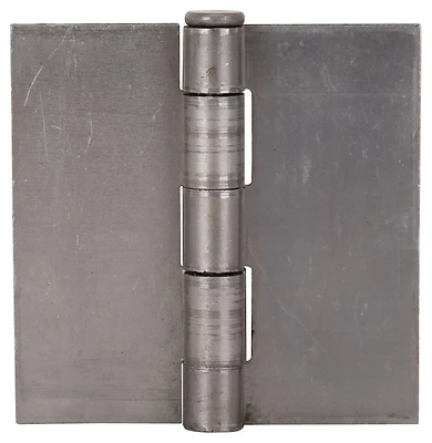 3.5 X 3.5 In. Welding Blank Door Hinge Leaf - Loose Pin, Plain Steel