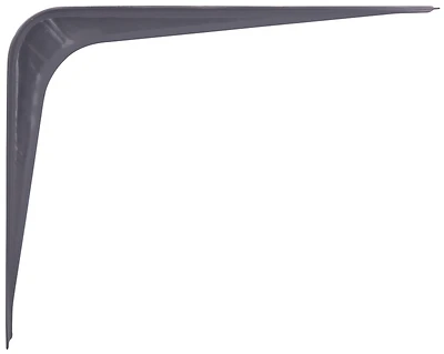 5 X 6 Inch Gray Shelf Bracket, 110 Lb Capacity, Steel Construction