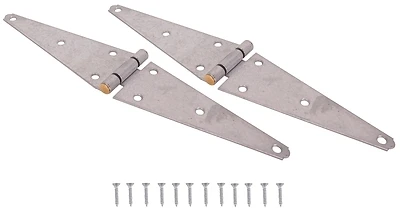 Heavy Duty Strap Hinge 8 Inch Galvanized Steel For Left Or Right Doors