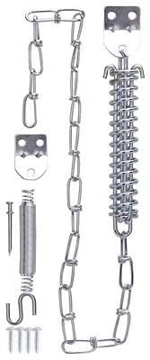 15001-u-ps Storm Door Stop Chain Kit, Zinc Plated, 15-1/2 In