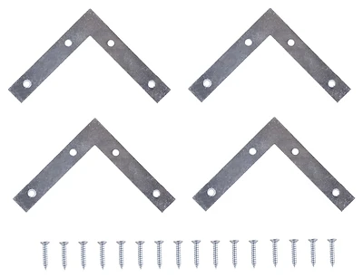 Flat Corner Brace 5 In L X 7/8 In W Steel Zinc Plated