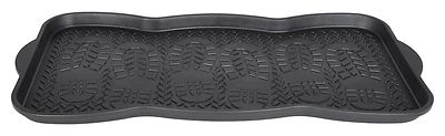 Diamondback 76055 Plastic Boot and Shoe Tray, 29.5 x 15 In., Black