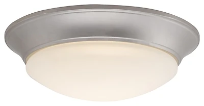Cl502-ac 14 Inch Flush Mount Ceiling Light Fixture, Brushed Nickel Finish