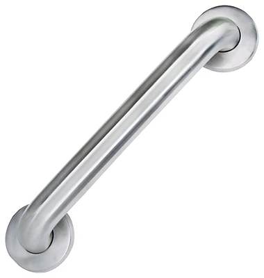 Boston Harbor SG01-01&0112 Straight Tub Safety Grab Bar, Stainless Steel, 12 In.