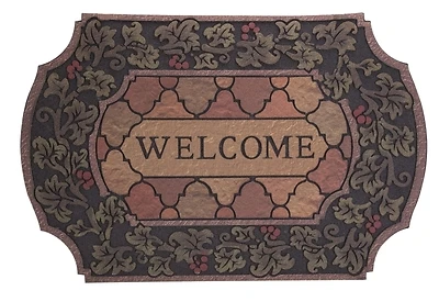 Simple Spaces T199 Door Mat, Flocking Pattern, 35 In x 23 In