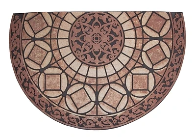 T450 Door Mat, 33 In L X 21 In W, Flocking Pattern, Polyester Surface