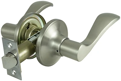 Prosource LYEX203V-PS Satin Nickel Passage Leverset, Interior Doors
