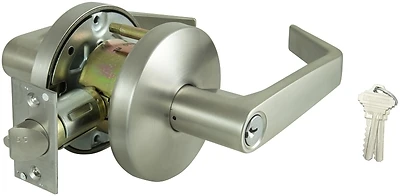 Lever Entry Grade 2 Stainless Steel Door Lock With Keyed Cylinder