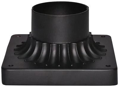 Dg-p01bl 5.5 Inch Matte Black Post Light Mount