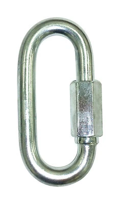 1/8 In. Zinc-plated Steel Quick Link - 220 Lb Load Capacity