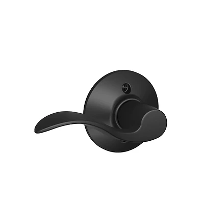Accent Matte Black Dummy Lever Right Handed F170acc622rh