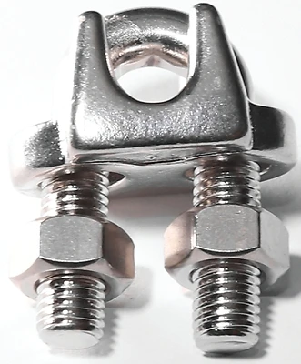 260s-1/2 Stainless Steel Wire Rope Clip, 1/2 Inch Opening Size