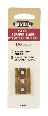 Hyde 11050 Paint Scraper Blade, Double-Edged, 1-1/2 In., HCS