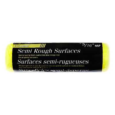 Premium Foam 9 In. W X 9/16 In. Regular Paint Roller Cover 1 Pk, Model Rc-180