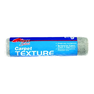 Carpet Texture Polyester 9 In. W X 1/4 In. Regular Paint Roller Cover 1 Pk