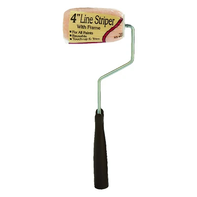 Linzer RT413-4 Roller Frame and Cover, 1/2 In. Nap, Threaded Handle