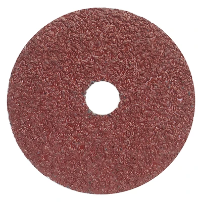 5 In. Aluminum Oxide Center Mount F226/f240 Fiber Disc 16 Grit Extra Coarse 25 Pk