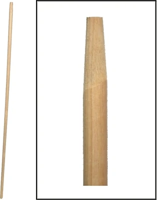 521-12 Tapered Hardwood Broom Handle, 60 In Length, 15/16 In Diameter