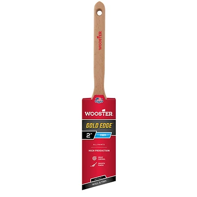 Gold Edge 2 In. Firm Semi-oval Angle Paint Brush - Model 5236-2