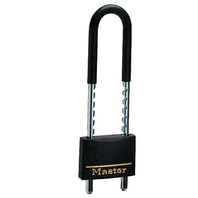 Master Lock 527D Steel Double Locking Padlock, Adjustable Shackle, 2 In