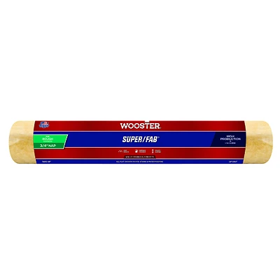 Wooster R241-18 Super/Fab Knit Paint Roller Cover, 3/4 In. Nap, 18 In.