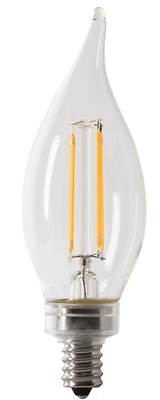 C10 E12 Led Bulb Daylight 40w Equivalent 300 Lumens 2 Pk