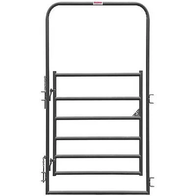 4' X 8' Arch Gate Corral Panel, Model 44121187, Steel Construction