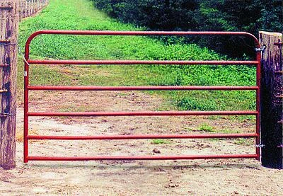 20 Gauge 6 Rail Utility Gate 10 Feet Red 40130101