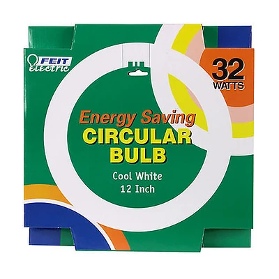 32w T9 12 In. D Circline Fluorescent Bulb Cool White 4100k 1 Pk