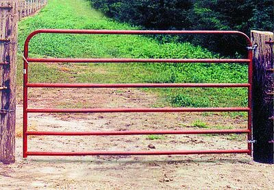 20 Gauge 6 Rail Utility Gate 16 Feet Red 40130161