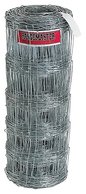 6772 939-6-14.5 High Tensile Field Fence, 330 Ft Long, 39 In High