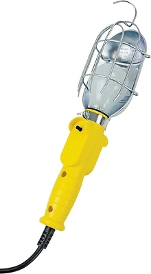 PowerZone ORTL010606 Incandescent Metal Work Light, 75W, 6 Ft.