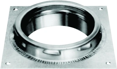 Selkirk 206400 Anchor Plate, 6 In. Diameter, 28 Gauge Stainless Steel